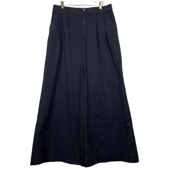 Anthropologie Pleated Super Wide Leg Trousers - Picture 2 of 5